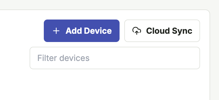 Cloud Sync Button
